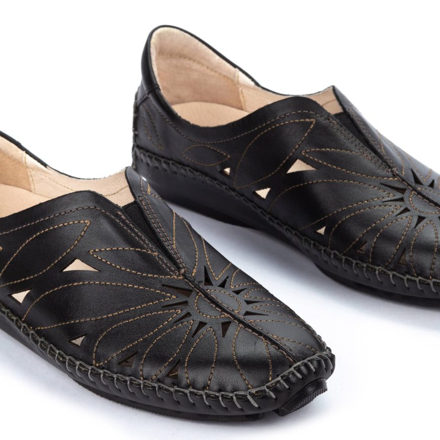 Women's Pikolinos JEREZ Moccasins Black | NZ C57823A